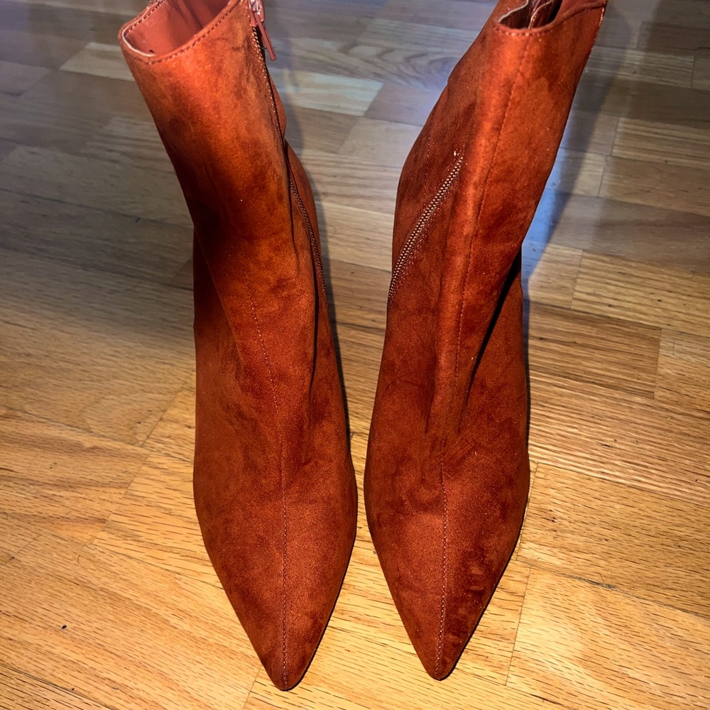 Rust/ Orange booties